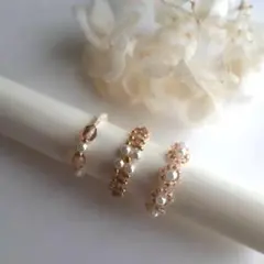 【New】ビーズリング3点セット❤︎ No.60