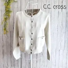 C.C. cross　カーディガン　レディース　M　アイボリー ニット