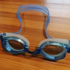 度付き子供用ゴーグル 青