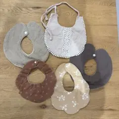 値下げ【美品】ベビー スタイ5枚セット