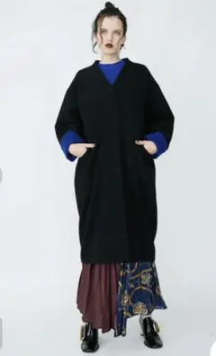 アンスリード バイカラーコート 38 un3d
