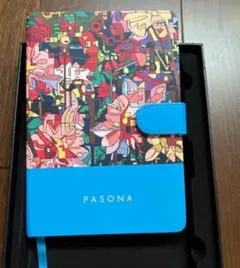 PASONA カラフル花柄 ブックカバー