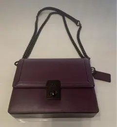 coach ハンドバック パープル 新品未使用