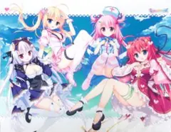 集合(4人) B2タペストリー 「ナツイロココロログ」
