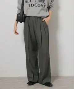 ジャーナルスタンダードレリューム　ウールライクサージタックパンツ