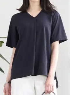 新品タグ付き 自由区 今期完売品 バックプリーツ半袖カットソー