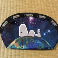 LeSportsac スヌーピー ポーチ 宇宙デザイン