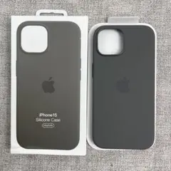 「新品未使用」iPhone 15 シリコンケース MagSafe グレー