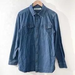 LAUNDRY ランドリー　デニムシャツ　長袖　メンズ　M 古着