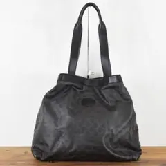 OLD GUCCI グッチ GG コーティング トート ハンドバッグ レザー
