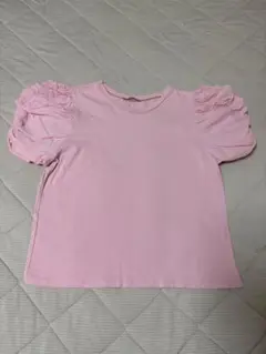 ZARA Tシャツ　パフスリーブ ピンク　美品　ザラ