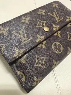 値下LouisVuitton正規品ポルトトレゾールエテュイパピエ 三つ折り 財布