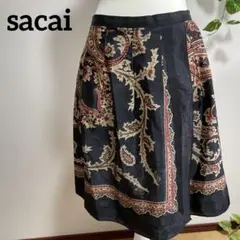 スカーフスカート sacai 1サイズ