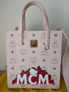 【美品】日本限定MCM✕キティ50周年コラボバッグ
