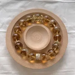 希少　高品質　シトリン　天然石　水晶　クリスタル　ブレスレット　パワーストーン