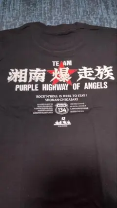 湘南爆走族 PURPLE HIGHWAY OF ANGELS Tシャツ M 黒