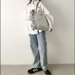 LEEリー♡トートバッグ♡シルバー♡美品　今期新作