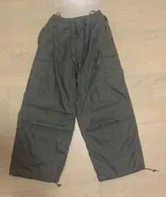 HYKE ワークパンツ ライトブルー　04 HYKE / CHAMBRAY WORK PANTS（OW/BLU.OW/BLK） | JUQUI Online