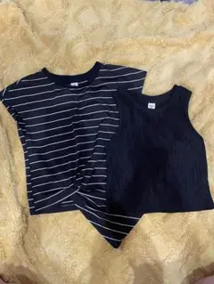SHEIN ノースリーブタンクトップ 2枚セット 7Y