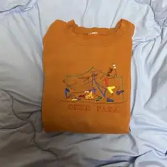 古着　used スウェット　オレンジ