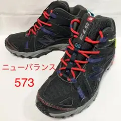 ★ニューバランス/トレッキングシューズ/黒×紫×赤/WO573HMB/23㎝