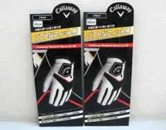 ●Callaway キャロウェイ ゴルフグローブ ブラック 22cm 未使用