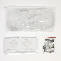 4 PSP3000 外装交換用クリアシェル 修理部品 リペアパーツ