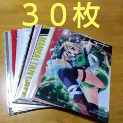 ジャンク品 アニメ美少女系　Ａ−４クリアファイル まとめ売り 大量３０枚