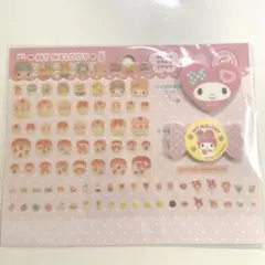 マイメロディーネイルシールと爪磨き