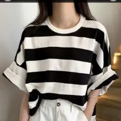 シーイン　ボーダーTシャツ