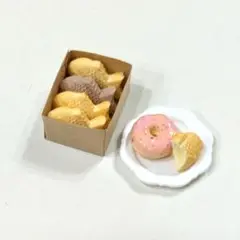 ミニチュアスイーツ　たい焼き ドーナツ