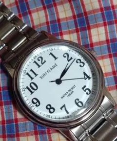 D6292 サンフレイム メンズクォーツ 新品電池 美品