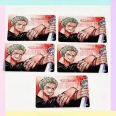【5点】ONEPIECE クリアカード ジャンプフェスタ ゾロ まとめ売り 大量