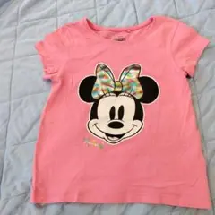 Disney ミニーマウス Tシャツ ピンク 100cm~