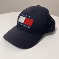 トミー TOMMY HILFIGER 定番 BIGロゴ キャップ 帽子 ネイビー