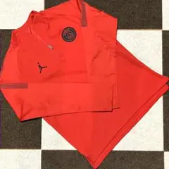 NIKE ナイキPARIS SAINT GERMAIN ハーフジップウェア 赤