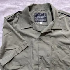 【古着】時しらず　カーキシャツ　ユナイテッドアローズ　Lサイズ