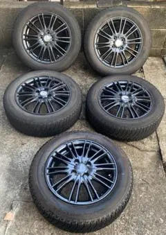 5本ウェッズWEDS VELVAアルミホイール/スタッドレスタイヤ付き15インチ