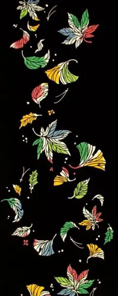 日本手ぬぐい 吹よせ紅葉 秋 花圃 注染手拭い てぬぐい