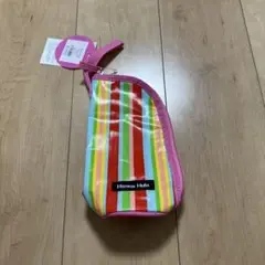 新品　Hanna Huka ストライプ哺乳瓶ケース
