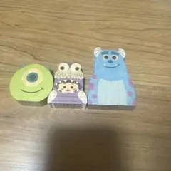 木製モンスターズインクキャラクター3体セット