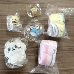 ちいかわ　新品　ガチャガチャ　景品セット　アクスタ　ハンカチ