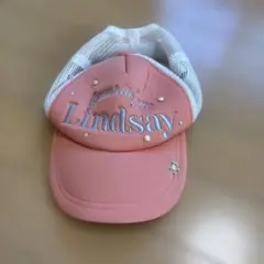 Lindsay 刺繍パール装飾キャップ