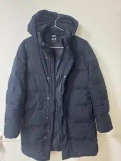 ユニクロ　シームレスダウンコート　M Navy ネイビー409332