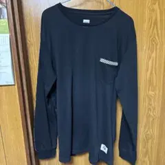arena黒 長袖Tシャツ ポケット付き 1973年