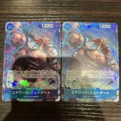 ワンピースカードゲーム　エドワードニューゲート パラレル　2枚セット