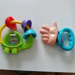 Fisher-Price カメのビーズのおもちゃと親指の形のおもちゃ