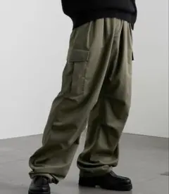 カーゴパンツ オリーブ 4ポケット