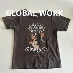 GREMLINS Gizmo Tシャツ グローバルワークダークグレー