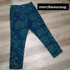 メルシーボークー サルエル パンツ コーデュロイ エッフェル塔 パリ うしろまえ